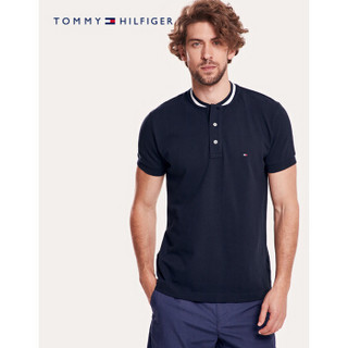 TOMMY HILFIGER 男士春夏季时尚短袖POLO衫-合身版 MW0MW09778 藏青色403 S