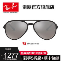 Ray-Ban 雷朋 RayBan 雷朋春夏季款太阳镜偏光开车0RB4320CH康目色 601S5J哑光黑色镜框尺寸58