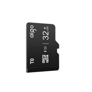 爱国者（aigo）32GB TF（MicroSD）存储卡 T0 读速80MB/s