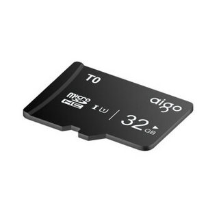 爱国者（aigo）32GB TF（MicroSD）存储卡 T0 读速80MB/s