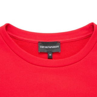 EMPORIO ARMANI 阿玛尼奢侈品20春夏女士针织休闲上衣 3H2M6Q-2JVTZ RED-0334 40