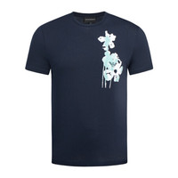 GIORGIO ARMANI 乔治·阿玛尼 3H1T6R-1JQ4Z NAVY-0921 M 男士针织T恤