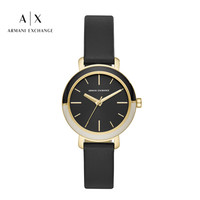 阿玛尼手表(Armani Exchange)女表 简约时尚休闲女士石英腕表 AX5702