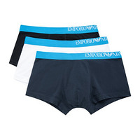 EMPORIO ARMNAI UNDERWEAR 阿玛尼奢侈品20春夏新款男士内裤(三条装) 111357-CS713-20S WHINAYBLK-56110 XL