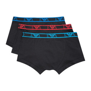 EMPORIO ARMNAI UNDERWEAR 阿玛尼奢侈品20春夏新款男士内裤(三条装) 111357-0P715 BLACK-73320 S