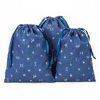 卡拉羊收纳包洗漱袋旅行收纳包男女旅游便携出差迷你小包包CX0600深蓝