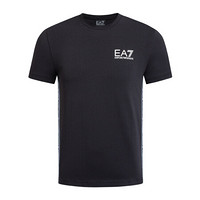 EA7 EMPORIO ARMANI 阿玛尼奢侈品20春夏新款男士针织T恤衫 3HPT07-PJ03Z BLACK-1200 XL