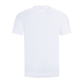 EMPORIO ARMANI阿玛尼奢侈品20春夏男士针织T恤衫 3H1TN9-1JCQZ WHITE-F136 S