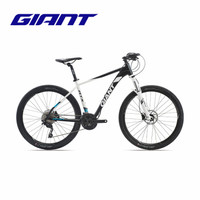 捷安特ATX 890变速成人男油压碟刹30速山地自行车 亮黑/白月光 27.5X16 S 适合身高160-173cm