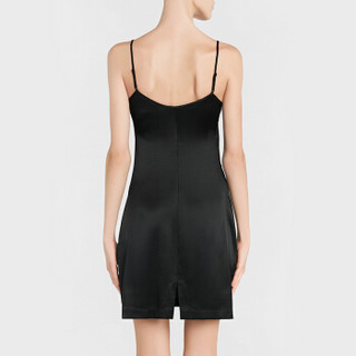 LA PERLA女士睡衣SILK REWARD系列时尚舒适性感短款睡裙 B010黑色 2/M