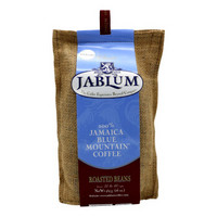 加比蓝（Jablum） 及品蓝原装进口牙买加蓝山咖啡豆 中度烘焙454g 16oz麻袋装 纯黑咖啡豆