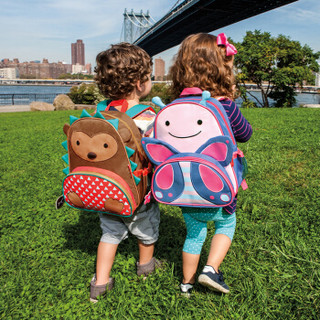 SKIP HOP可爱动物园小童背包 卡通图案双肩包 幼儿园儿童书包-蝴蝶3岁以上 美国