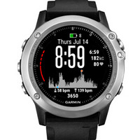 佳明（GARMIN）Fenix3 钛合金蓝宝石镜面 智能手表 游泳户外心率表 多功能GPS运动登山表 银色中文版