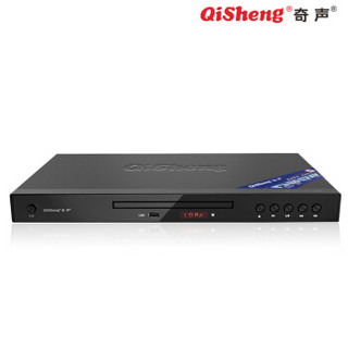 奇声（qisheng）DVP9000家用DVD播放机5.1AC-3全格式影碟机EVD高清VCD机 1080高清版+碟片一张+有线话筒1个