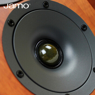 尊宝（JAMO）C605 落地HIFI家庭影院无源木质音箱家用音响 暗苹果色