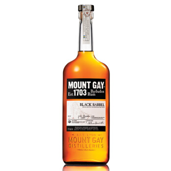 凯珊mountgay洋酒波本桶mountgayblackbarrel朗姆酒700ml