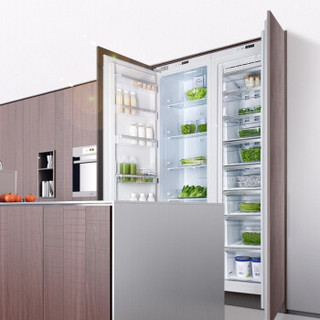 诗凯麦(scandomestic)嵌入式冰箱对开门电脑温控超薄内嵌式冰箱大容量 对开门组合