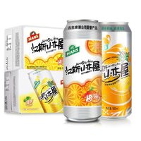 HANS/汉斯 果味碳酸饮料 菠萝啤酒 2x12x500ml 听装