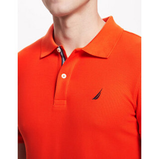 诺帝卡 NAUTICA 男士 新款 短袖针织POLO衫 KM8101（多色可选） 橙色 8SP M