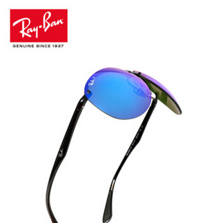 RayBan 雷朋太阳镜康目偏光开车镜彩膜镜片个性前卫0RB4293CH 601/A1黑色镜框偏光蓝色康目色反光镜片 尺寸64