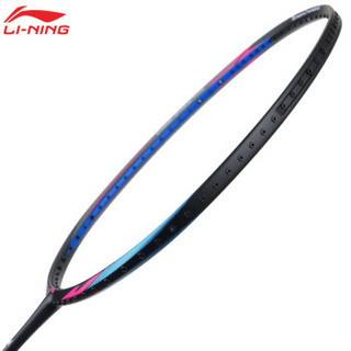 李宁（LI-NING）能量聚合全碳素羽毛球拍单拍2代Turbo Charging 能量50 原9ⅡTD二代 黑蓝（已穿线）