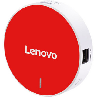 联想（Lenovo）WP6018 无线数据共享器 随身WiFi 无线路由 多功能充电宝 红色