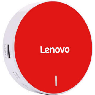 联想（Lenovo）WP6018 无线数据共享器 随身WiFi 无线路由 多功能充电宝 红色
