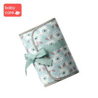 BabyCare 5021多功能便携妈咪包 拉希奈蓝底草花纹 48*24cm