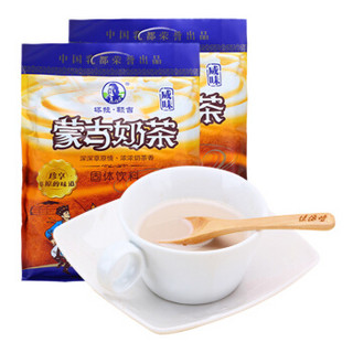 塔拉额吉 内蒙古特产奶茶粉原味速溶袋装冲饮品咸奶茶400g*2袋套餐早餐
