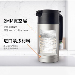 象印（ZOJIRUSHI）保温壶不锈钢真空热水瓶家用大容量24H长效保温进口暖水壶 SH-JAE15 DA橙色1.5L