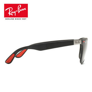 Ray-Ban 雷朋 RayBan 雷朋太阳镜墨镜法拉利系列绿色太阳镜护目镜RB4195MF可定制 F60271 黑色镜框深绿色镜片 尺寸52