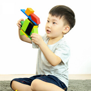 小米（MI） 米兔磁力积木/指尖积木益智玩具机器人男孩女孩少儿童 米兔儿童磁力积木