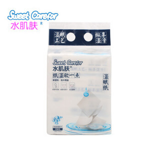 水肌肤（sweet carefor）水肌肤湿赋纸 保湿纸婴儿纸巾面巾纸抽纸405张*4包