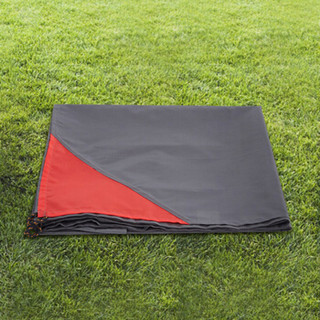 网易严选 便携式多功能防水户外垫 野餐垫防潮垫 灰+红