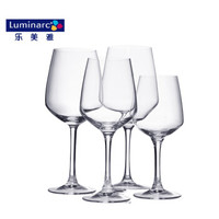 乐美雅 臻选高脚杯 冷切口 红酒杯葡萄酒杯无铅玻璃杯 6只装 580ml-L9547