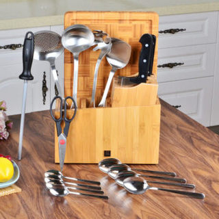 双立人（ZWILLING）刀具套装家用厨房菜刀中片刀炊具厨具20件套一帆风顺CHEF系列