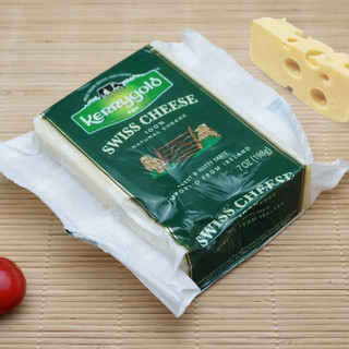 金凯利瑞士大孔奶酪芝士淡味 爱尔兰进口 天然即食干酪乳酪块 儿童奶酪零食芝士片奶酪烘焙原料 198g