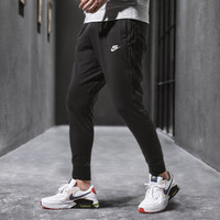 NIKE耐克官网男裤 2020夏季新品跑步训练运动裤ins潮休闲裤港风束腿小脚裤健身透气收腿针织长裤 BV2763-010/全棉/薄款/店长推荐 175/80A/L