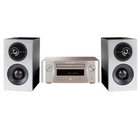 马兰士(MARANTZ)M-CR412 CD播放机 + 狄分尼提DT D7 书架箱 音响 音箱 迷你音响套装
