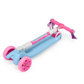 RoyalBaby 优贝 可折叠可拆卸带闪光可调档儿童滑板车 蓝色  