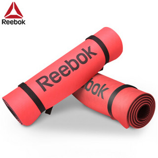 锐步（Reebok）健身垫瑜伽垫 防滑加厚健身运动垫子进口锻炼训练毯环保TPE材质RAMT-11024RDS 红色-8mm