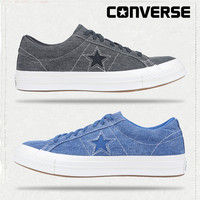 CONVERSE/匡威 One Star 男女经典做旧牛仔低帮帆布鞋休闲板鞋
