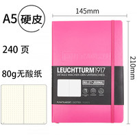 LEUCHTTURM 德国LEUCHTTURM1917灯塔笔记本Bullet Journal子弹手账笔记本A5中开点格点阵硬皮日记本商务本 中国限定色