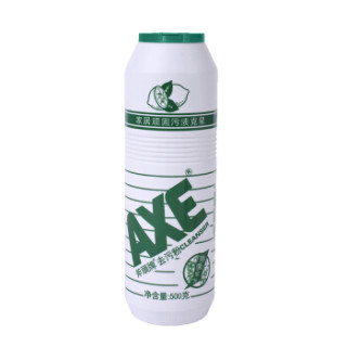AXE 牌AXE去污粉茶垢油渍不锈钢锅具瓷具清洁剂瓶装500g 1瓶装 柠檬