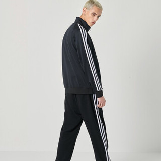 男装2020夏季新款时尚上衣运动服阿迪达斯 adidas官网休闲舒适防风夹克外套 TR30J1-BW黑白夹克 XL