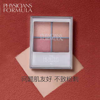 Physicians Formula PF元气丝滑四色眼影6g 柔情粉玫瑰 （敏感肌肤 眼影盘 眼影棒 大地色 持久不晕染）