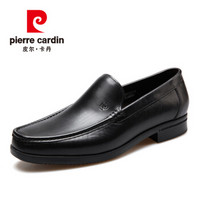 皮尔卡丹（pierre cardin）商务正装一脚蹬舒适小皮鞋 41