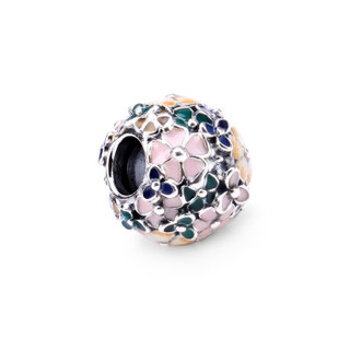 潘多拉 PANDORA 经典花环925银串饰 典雅时尚饰品 797907ENMX
