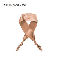 EMPORIO ARMANI阿玛尼奢侈品男女同款时尚桑蚕丝纯色商务领带 340100-9P698 LIGHTBROWN-12670 U