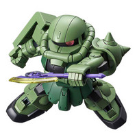 万代（BANDAI）高达Gundam拼插拼装模型具SDCS Q版 绿扎古带SD矮骨架0230353